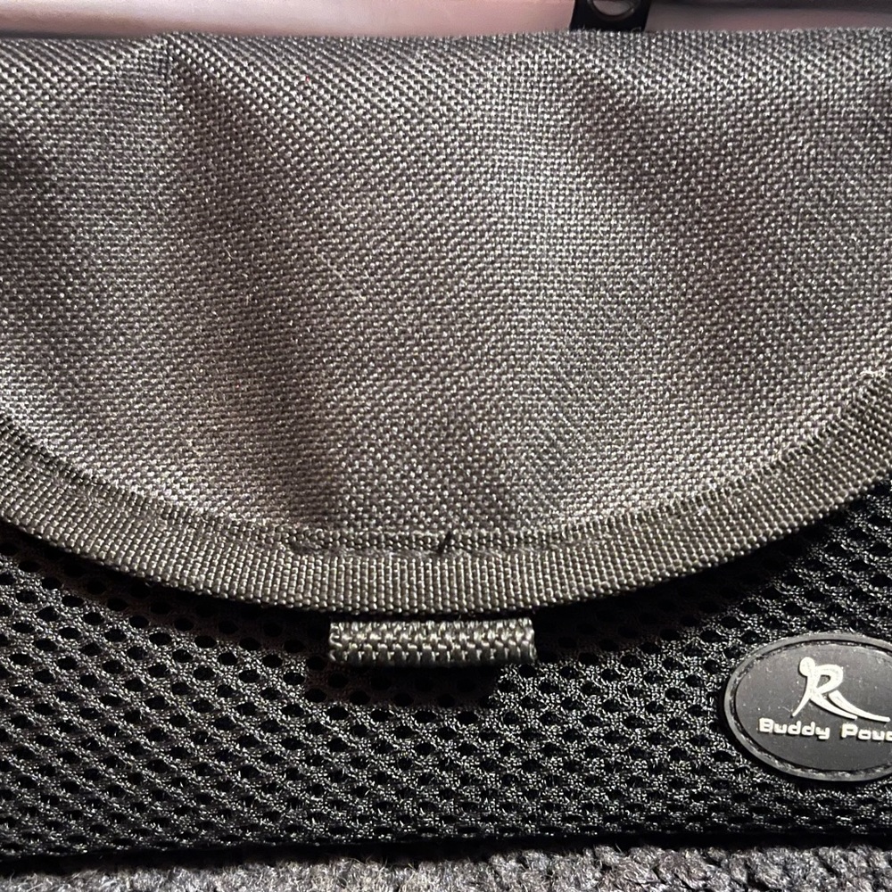 Black Mesh Wallet- Buddy Pouch-